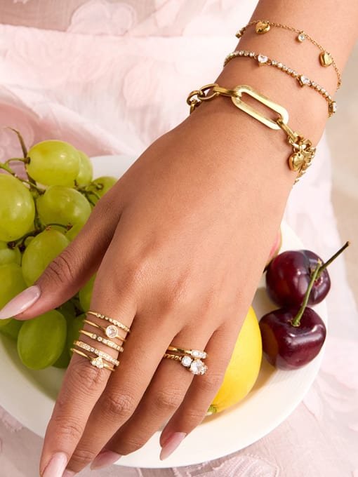 Stainless Steel Hip Hop Link Bracelet